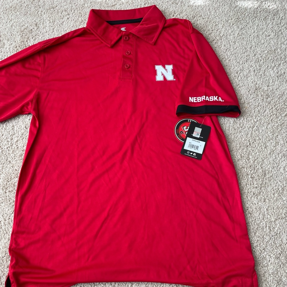 Men’s Nebraska Polo NWT